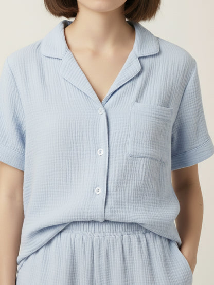 Cotton Casual Wear Stylish Night Set