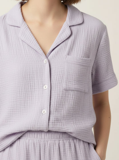 Cotton Casual Wear Stylish Night Set